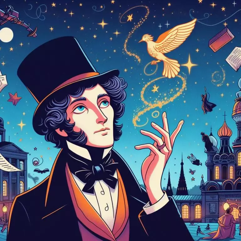 Пушкин и его влияние на русский язык: 9 примеров, которые доказывают его гениальность 🌟: 2. Пушкин обогатил русский язык метафорами и образами 🎨